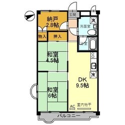 ハイツフルカワの物件間取画像